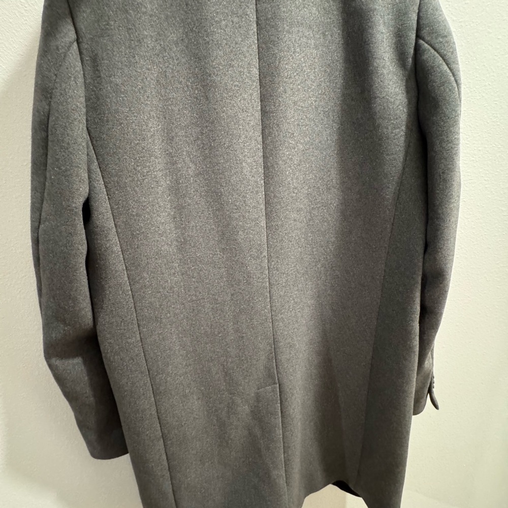 Gray Wool Blend Coat ASOS - Picture 7 of 8